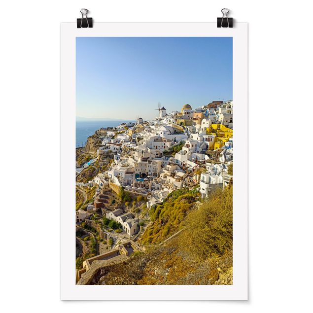 Obrazy krajobraz Oia na Santorini