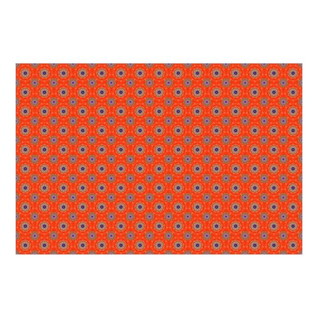 Fototapeta - Orange Mandala Pattern - Roll
