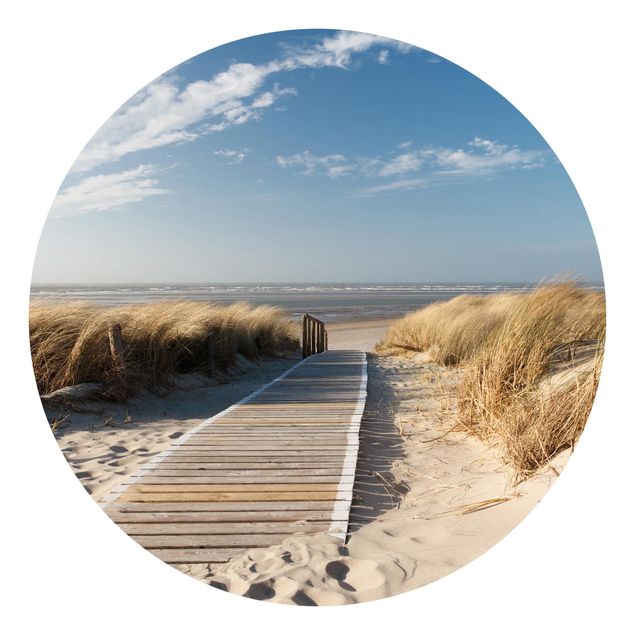 Beżowa tapeta Plaża nad Morzem Bałtyckim