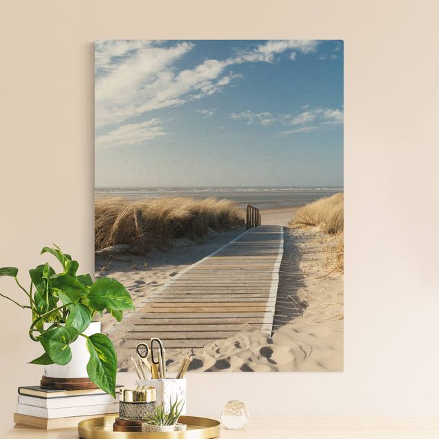 Obrazy do salonu Plaża nad Morzem Bałtyckim
