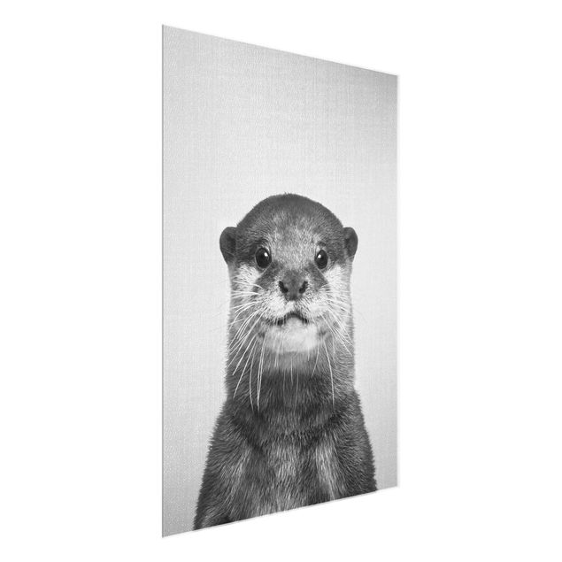 Obrazy do salonu nowoczesne Otter Oswald Black And White