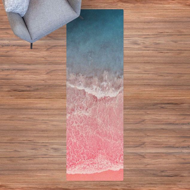 chodnik dywanowy Ocean w kolorze różowym