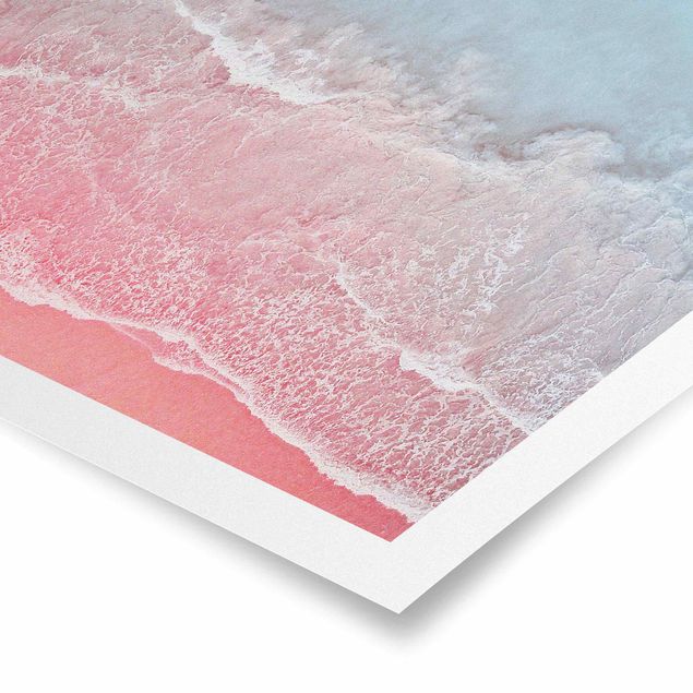 Obrazy krajobraz Ocean w kolorze różowym