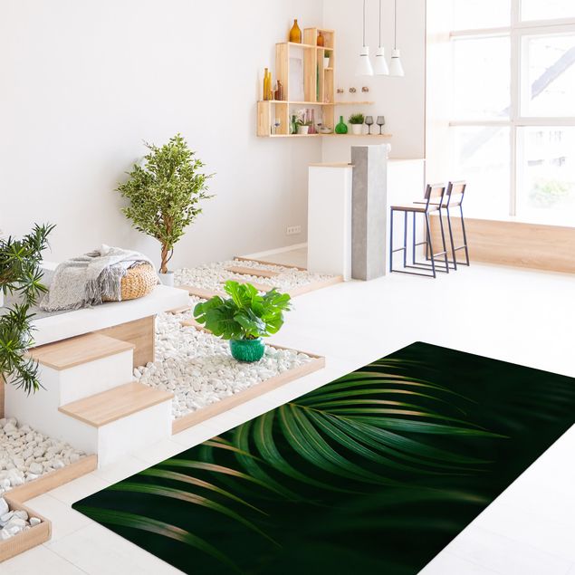 nowoczesny dywan Kwiat palmy