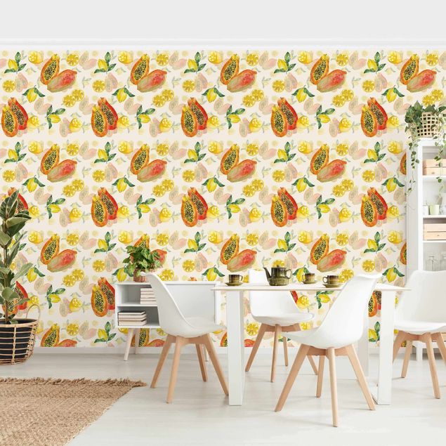 Tapety na ściany Papayas And Lemons - Roll