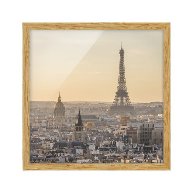 Obraz vintage Paryż o świcie