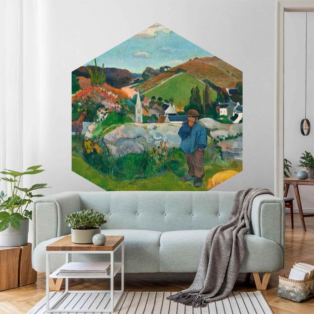 Fototapety krajobraz Paul Gauguin - Świniopas
