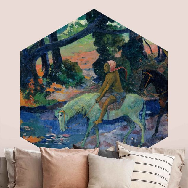 Konie tapety Paul Gauguin - Lot