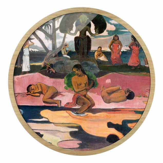 Obrazy w ramie plaża Paul Gauguin - Day of the God
