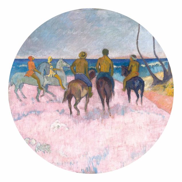 Modne fototapety Paul Gauguin - Jeździec na plaży
