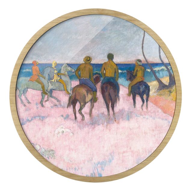 Nowoczesne obrazy Paul Gauguin - Riders On The Beach