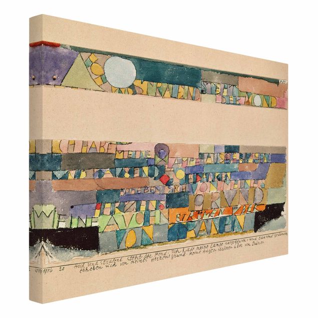 Obraz kolorowy Paul Klee - Księżyc