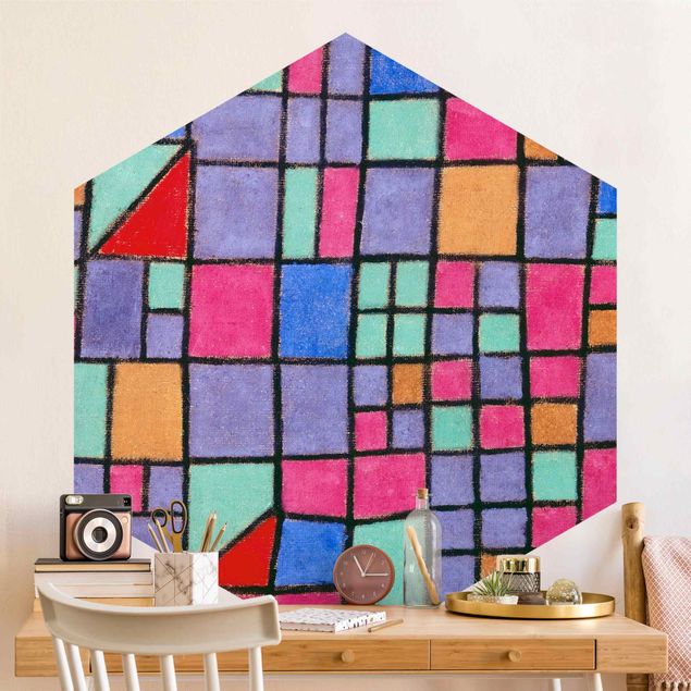 Tapety wzory Paul Klee - Szklana fasada