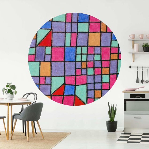 Tapety wzory Paul Klee - Szklana fasada
