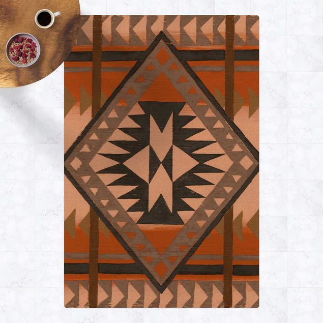 dywan nowoczesny Peruwiański wzór etniczny