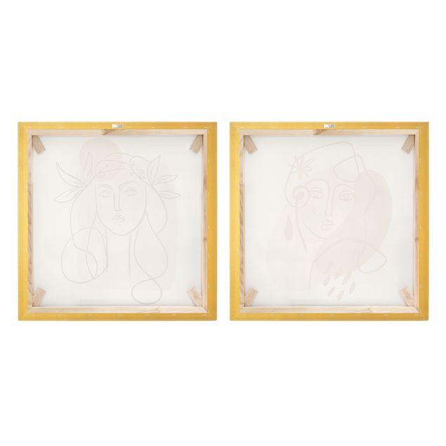 Obraz na płótnie - Interpretacja Picassa - Dwie Muzy