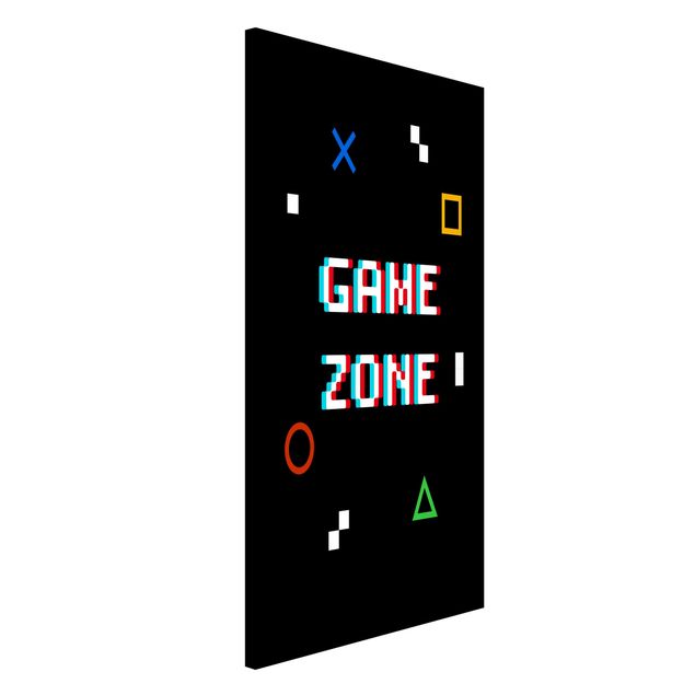 Obrazy do salonu Pixel Text Game Zone