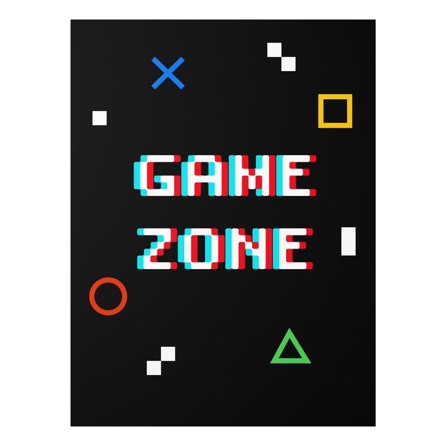 Obrazy powiedzenia Pixel Text Game Zone