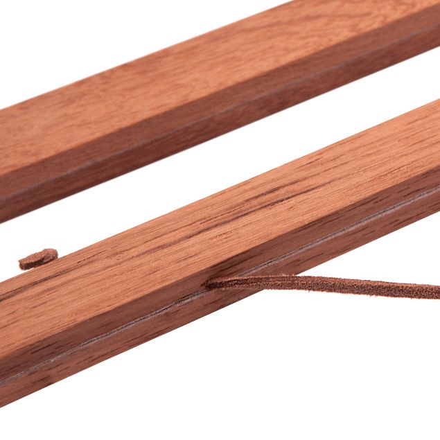 Akcesoria - Magnetic Poster Hanger Teak Wood - DIY Clamping rails