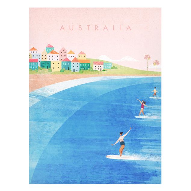 Obrazy z morzem Plakat podróżniczy - Australia