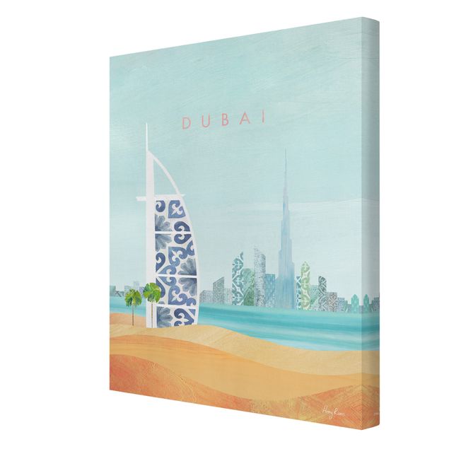 Obrazy na ścianę krajobrazy Plakat podróżniczy - Dubaj