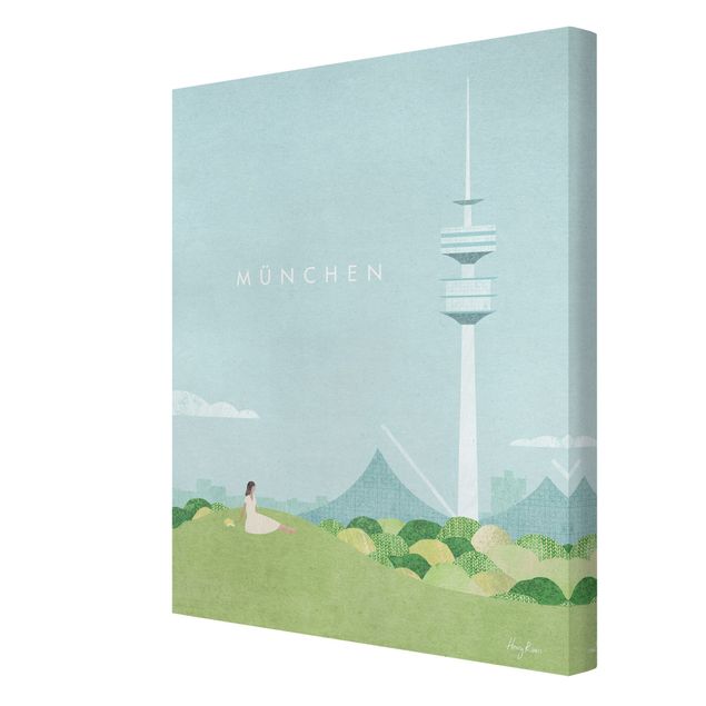 Obrazy artystów Plakat podróżniczy - Monachium
