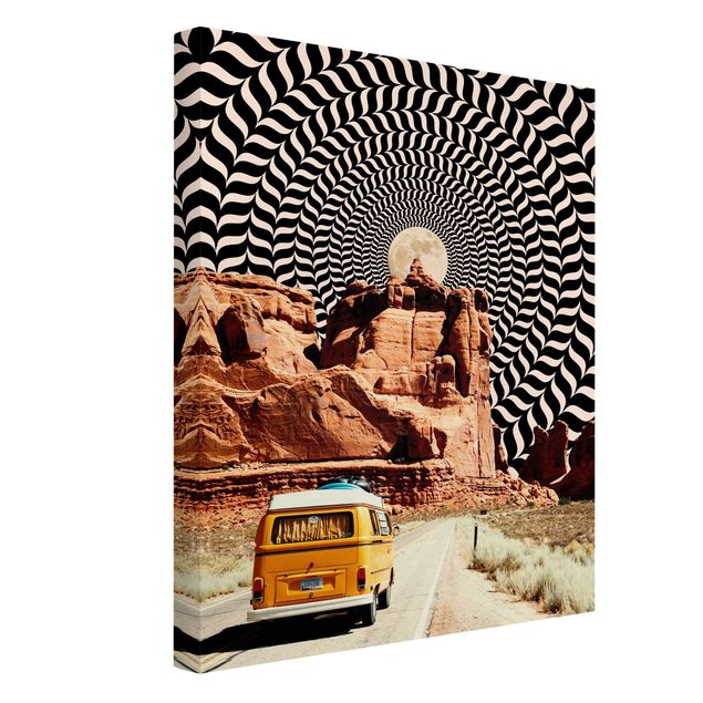 Vintage obrazy Retro Collage - The Best Road Trip II
