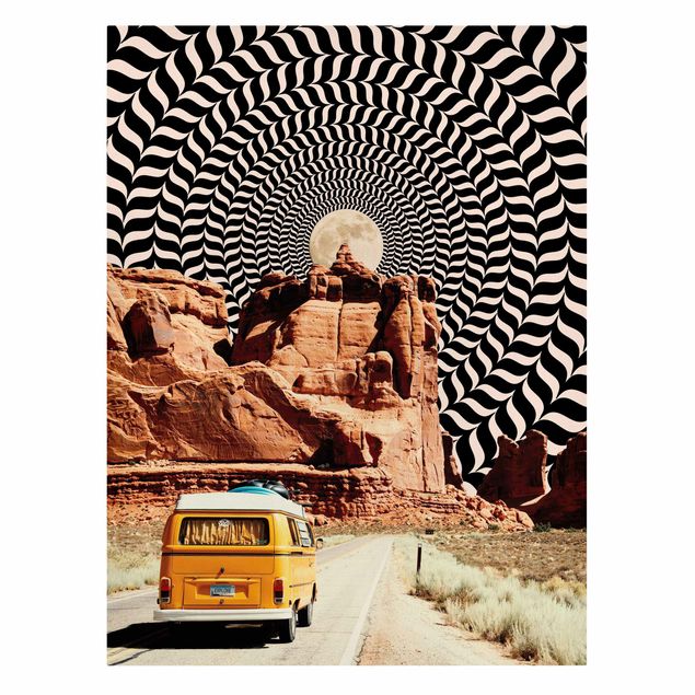 Obrazy retro Retro Collage - The Best Road Trip II