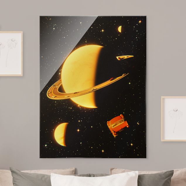 Pokój dziecięcy Retro Collage - The Rings Of Saturn