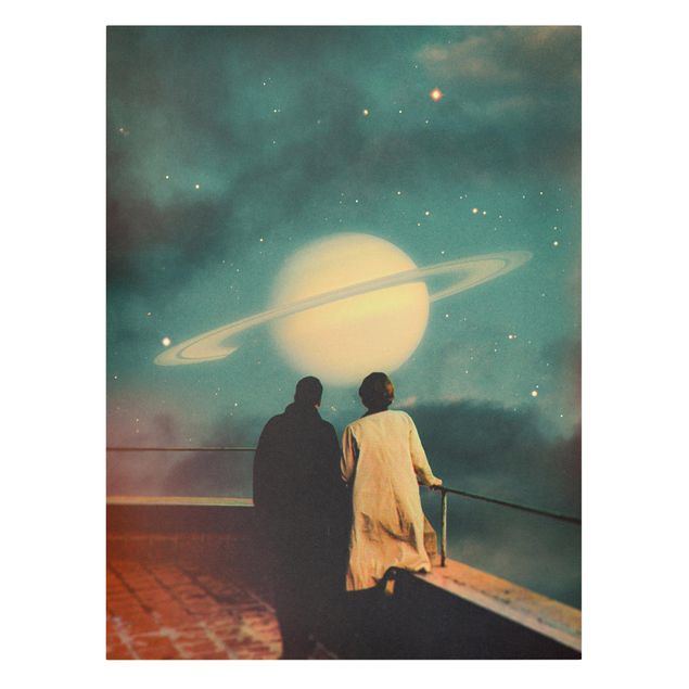 Obrazy vintage Retro Collage - Together Through The Storm
