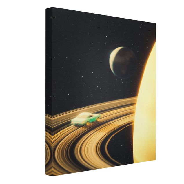 Nowoczesne obrazy Retro Collage - Saturn Highway