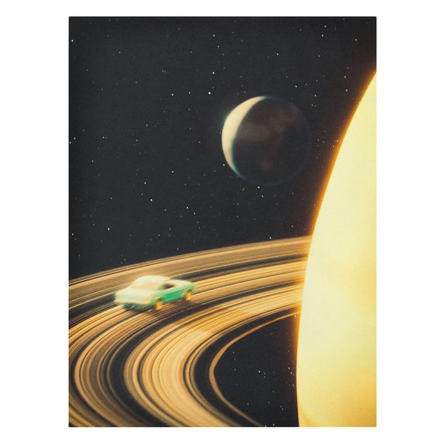 Vintage obrazy Retro Collage - Saturn Highway