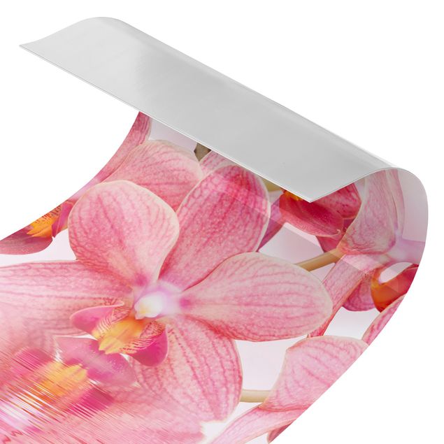 Tylna ścianka prysznicowa - Light Pink Orchid On Water