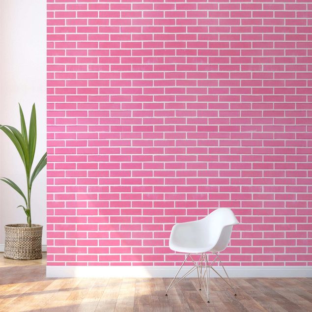 Dekoracja do kuchni Pink Brick Wall
