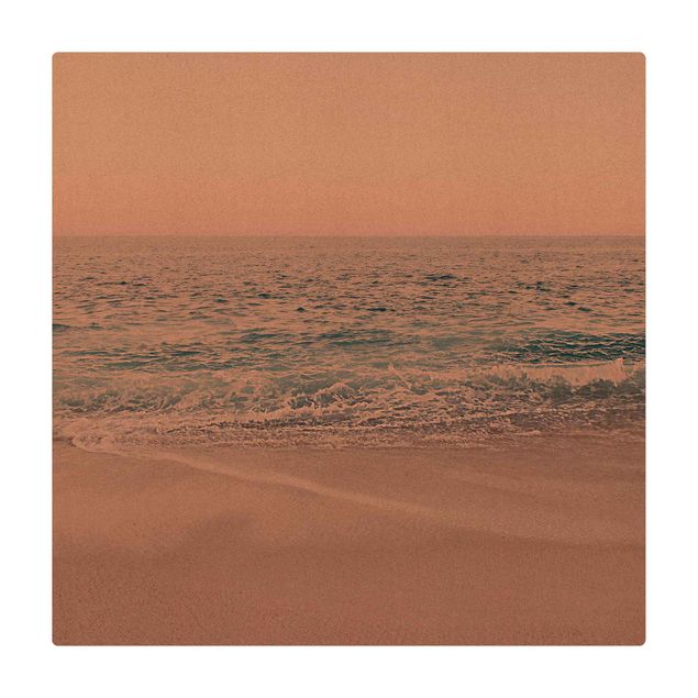 Mata korkowa - Plaża Róży Złotej o poranku