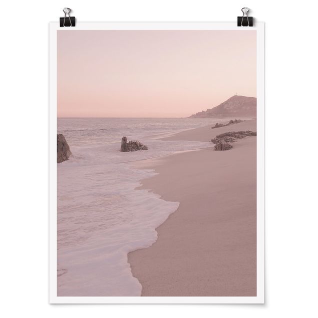 Obrazy morze Rose Złoto Beach