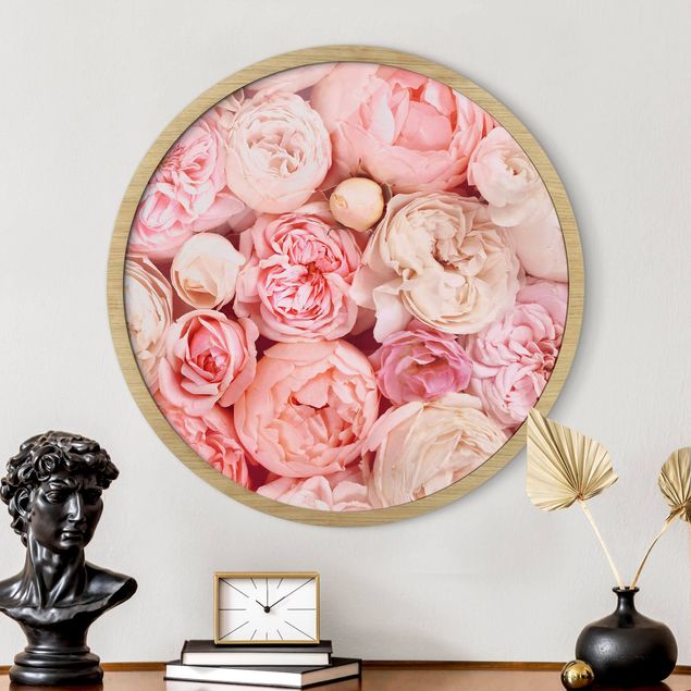 Obrazy do salonu Roses Rosé Coral Shabby