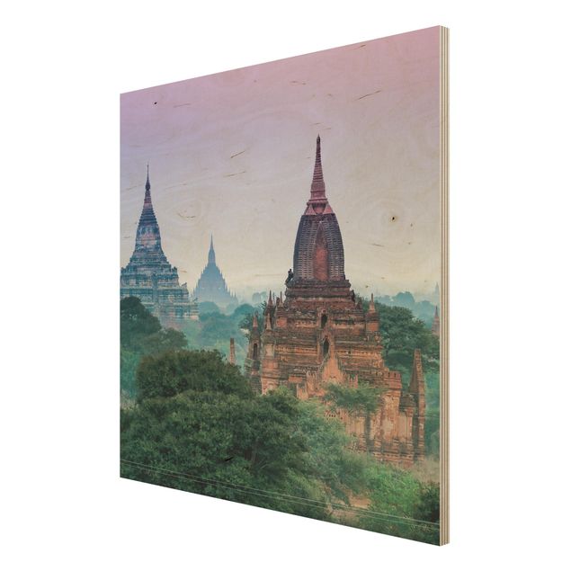 Obrazy drewniane Budynek sakralny w Bagan