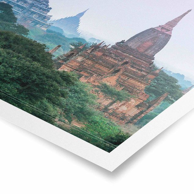 Obrazy krajobraz Budynek sakralny w Bagan
