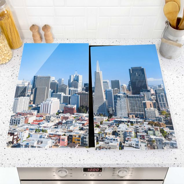 Dekoracja do kuchni San Francisco Skyline