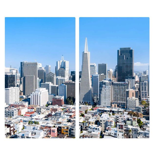 Pokrywa kuchenki - San Francisco Skyline