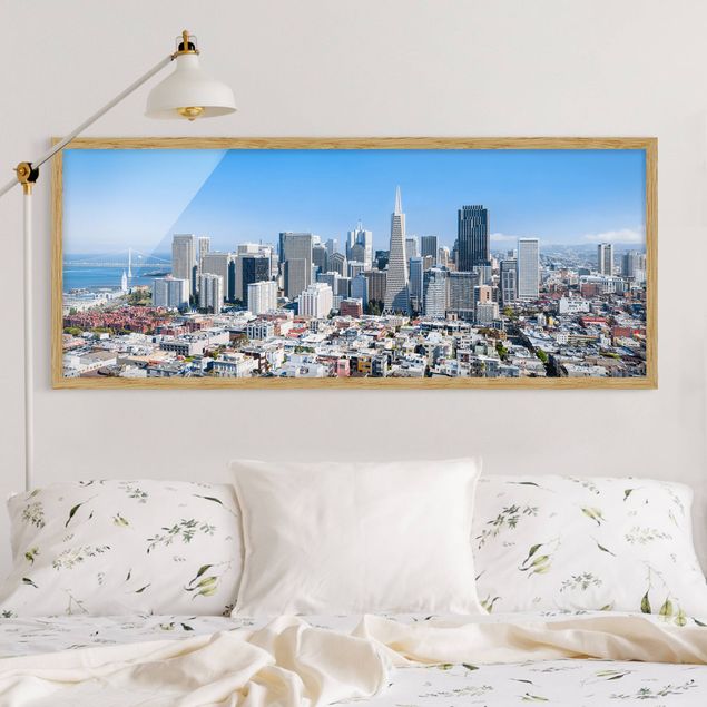 Obrazy w ramie do korytarzu San Francisco Skyline