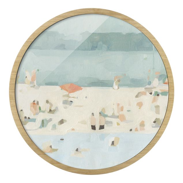 Obrazy w ramie okrągłe Sandbank In The Ocean II