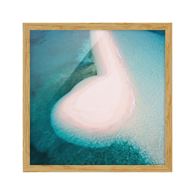 Obrazy do salonu nowoczesne Ławica piaskowa w oceanie