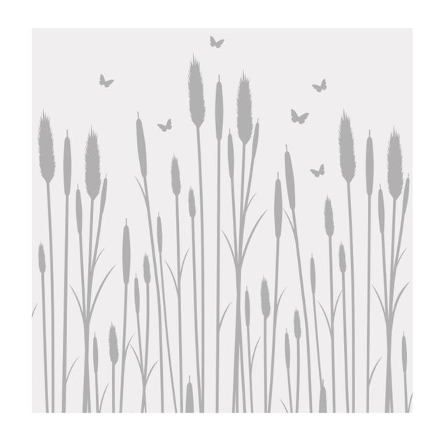 Folia okienna - Common Reed With Butterflies II