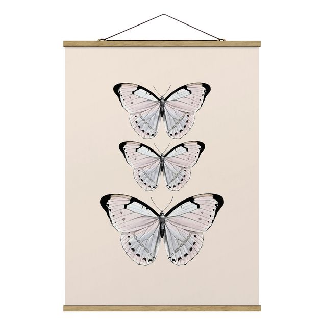 Obraz z motylem Motyl na beżu