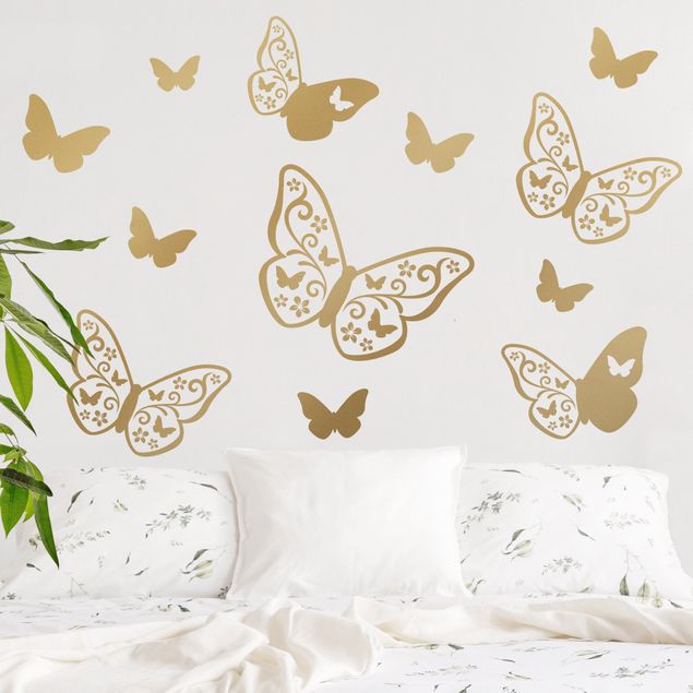Motyle naklejki na ścianę Butterfly Deco