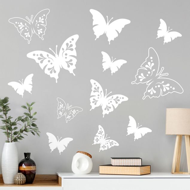 Naklejka na ścianę - Ozdoby dekoracyjne z motywem motyli