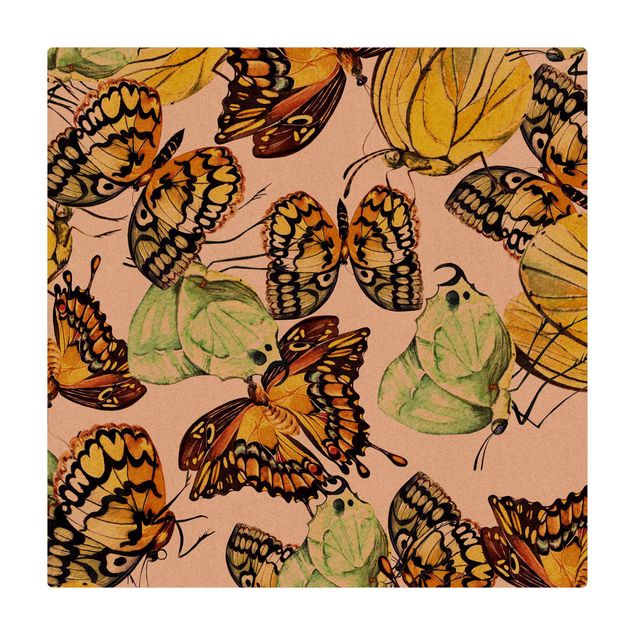 Mata korkowa - Rój żółtych motyli
