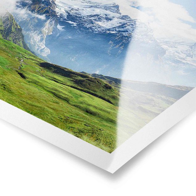 Obrazy krajobraz Szwajcarska panorama alpejska
